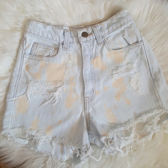 American Apparel High Waisted Cutoff Shorts - Picture 2 of 7
